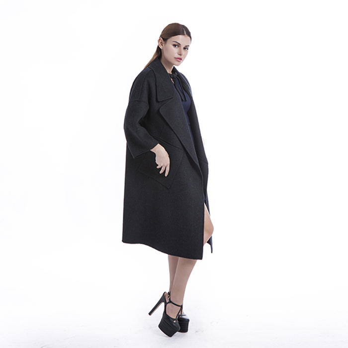 Long Black winter coat