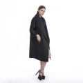 Long Black Cashmere windbreaker