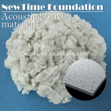 Raw material of acoustical ceiling panel