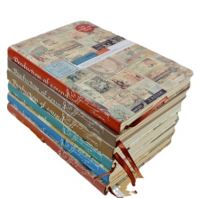 Wholesale Kraft Paper A5 Nostalgia Illustration Exquisite Notepad - Student Stationery Notebook