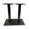 Base tavolo in metallo stabile a doppia gamba di alta qualità