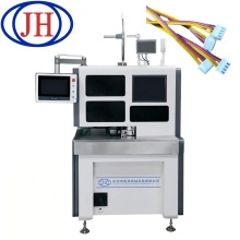 Terminal crimping and insertion machine for multicore cable