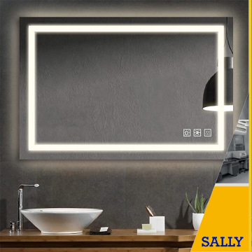 SALLY Датчик касания для ванной комнаты с регулируемой яркостью и светодиодным зеркалом