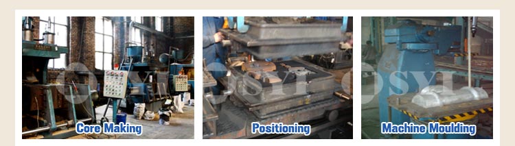 Customized aluminum die casting machines parts