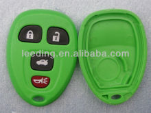 Green GM Key Shell ,Keyless Entry Remote Car Key Case with Four Buttons