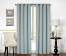 Grommet Thermal Insulated Room Darkening Curtains 84 inches - Blackout Curtains for Living Room