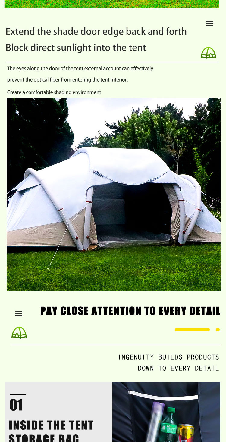 3 Seasons Double Deck Inflatable Tent 5 Jpg