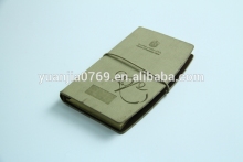 vintage soft leather covered joureny pocket book