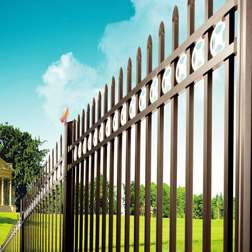 professional cheap zinc steel picket fence