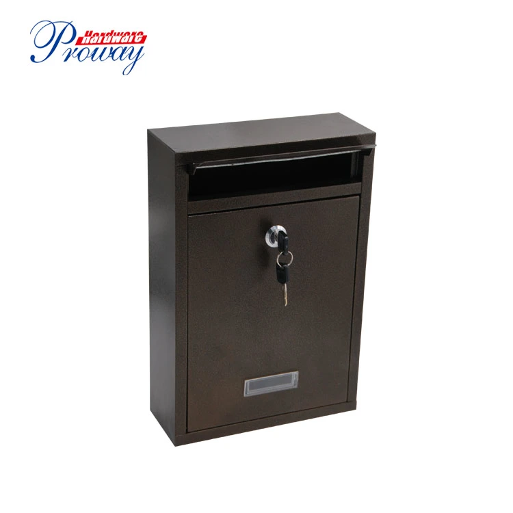 Curbside Locking Security Outdoor Waterproof Wallmount Mailbox