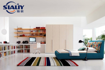 Blue Modern Soft Bed