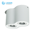 LEDER okrugla bijela 2*7W LED svjetiljka s mogućnošću zatamnjivanja