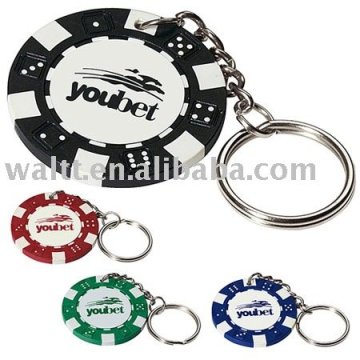 Poker Chips Imprinted Key chains/keyholer/keyring/keyfob