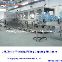 5 gallon washing filling capping machine