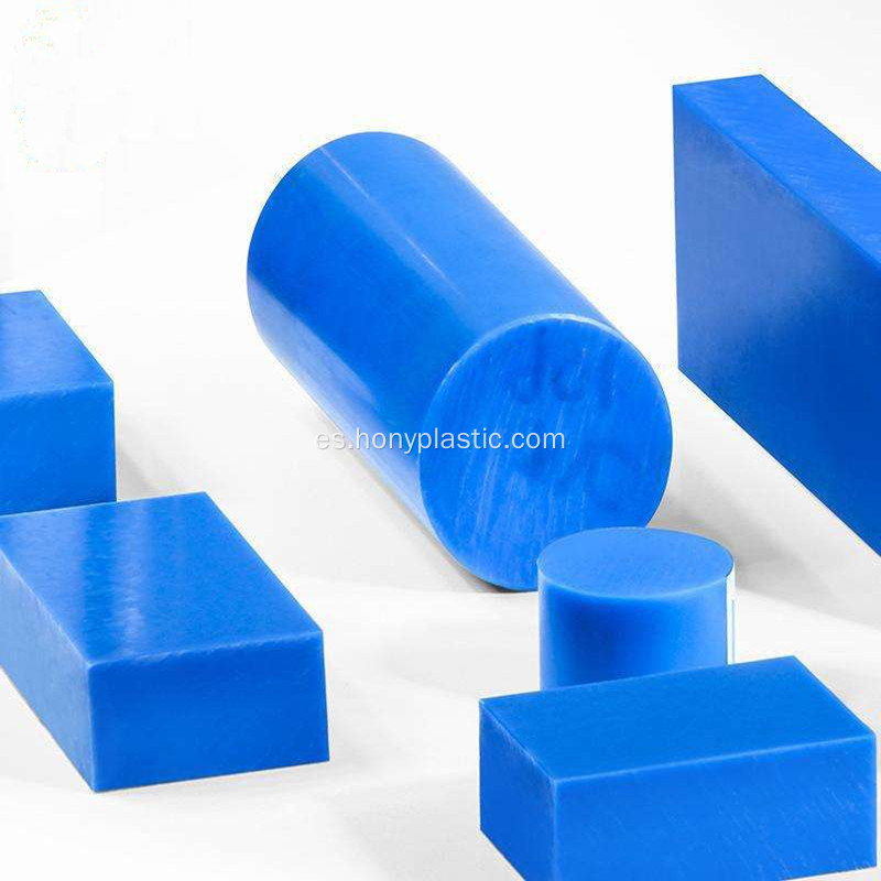 Varilla nylatron poliamida azul de nylon varilla