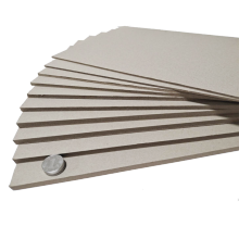 Factory Supplier New Brand Hard Double Sided Grey Paperboard Backing Board