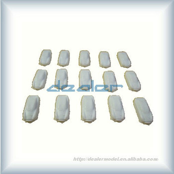 model cars, buliding models, white car