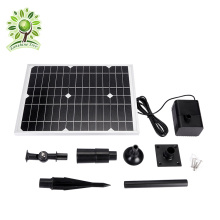 Solar-Powered Pond Pump Kit for Bird Baths and Garden Fountains