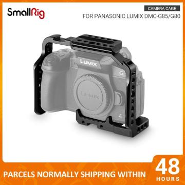 SmallRig g85 g80 Cage for Panasonic Lumix DMC-G85/G80 Camera Cage with Side NATO Rails And Two Cold Shoe - 1950