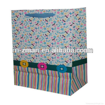 Custom Design Handle Bag,Paper Gift Bag,Gift Ribbon Handle Bag