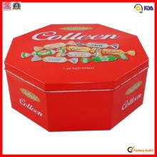 wholesale metal octagonal chocolates and candy tin can