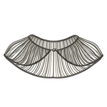 Cloak -shaped fashion jewelry choker necklace gun black plated