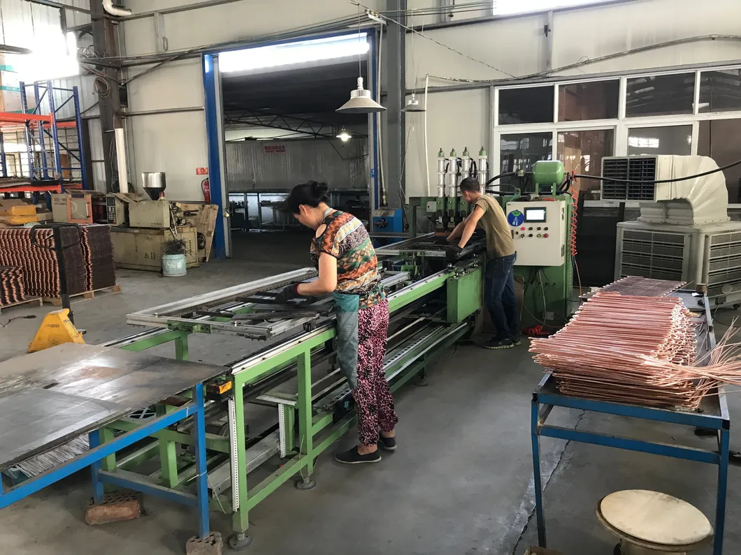 蒸発器用高周波ガントリー式自動溶接機