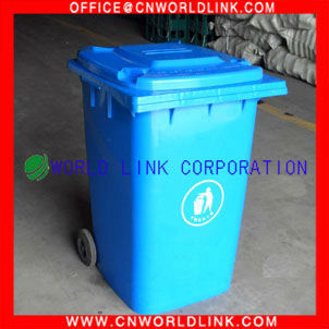 outdoor wheelie plastic waste bins