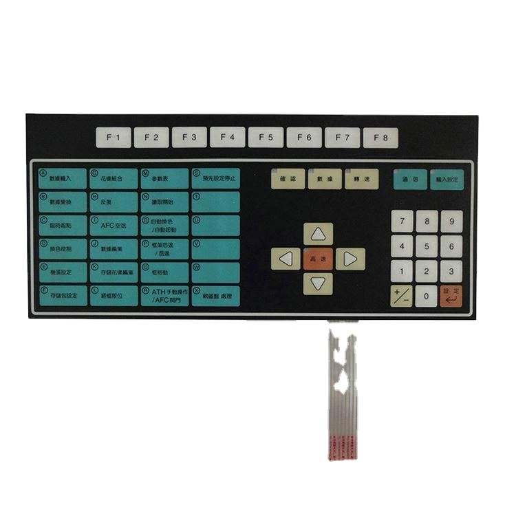 New design transparent polyester membrane switch