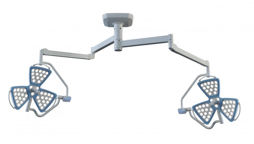 CreLed 3300/3300 Ceiling Mounted Hospital Operating Lamp