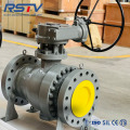 600LB WCB Trunnion type Metal Seated Flange Ball Valve