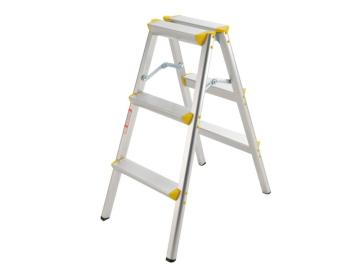 Aluminum folding stool ladder
