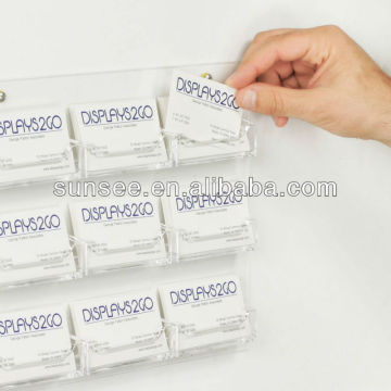 wall mounted acrylic business card holder, elegant Acrylic file holder ,MHS-030