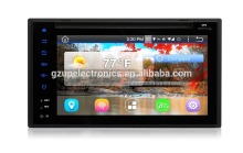 Android 4.4.4 Quard Core full touch car universal double din DVD player GPS with phone link