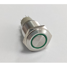 UL 16mm LED Metal PushButton Switch