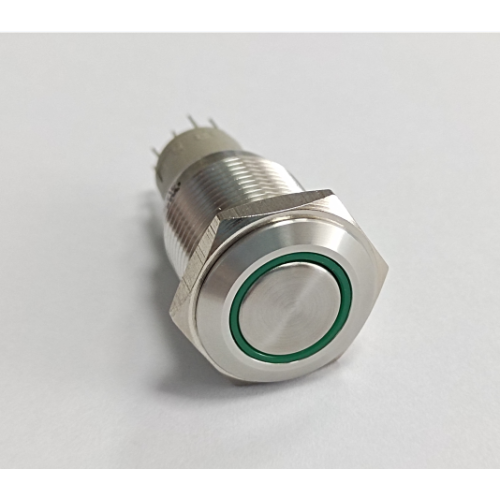 Suis PushButton Logam LED UL 16mm