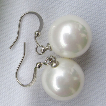 fashion shell pearl earrings