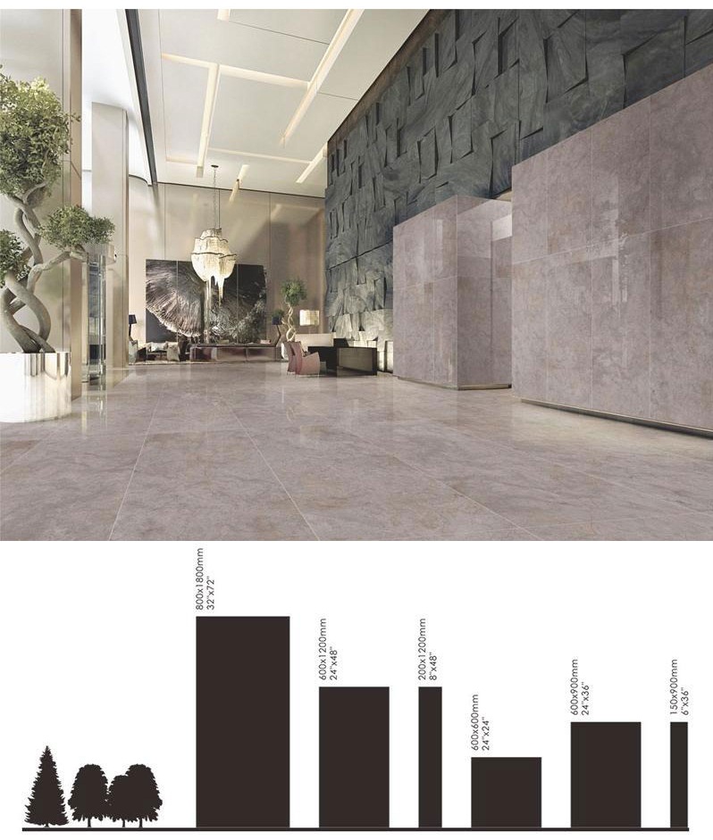 polished concrete ceramic tiles