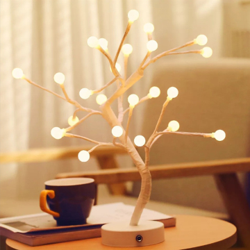 Holiday Christmas LED Artificial Tree Light Table Lamp Night Light