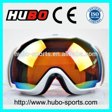 flexible frame stylish ski goggles CE ski goggles