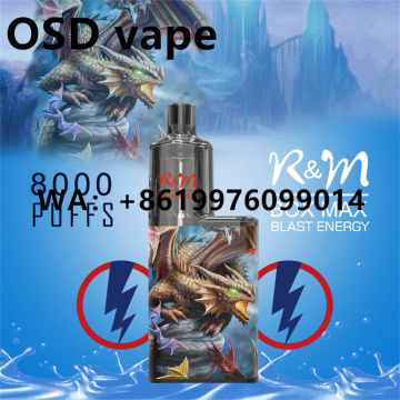 R &amp; M Box Max Bar Puff Onsosable Cheap Vape