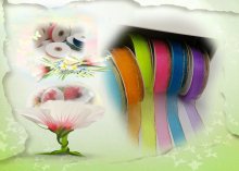 Woven Sheer Gold/Silver Ribbon