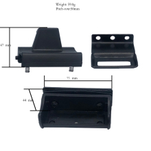 PVC Latch for Bus Window Accessory Lock - In Stock