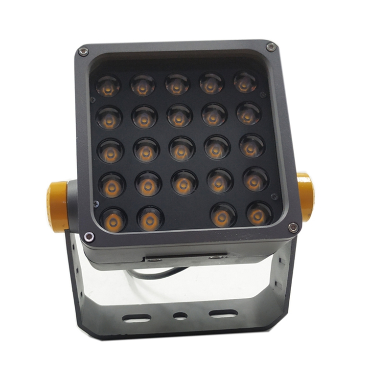 Intelligently controlled outdoor flood light