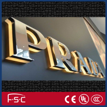LED advertising steel illuminated light sign