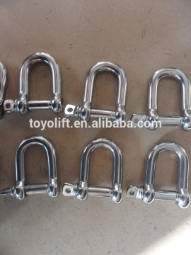 GALVANIZED SHACKLED PIN D SHACKLE