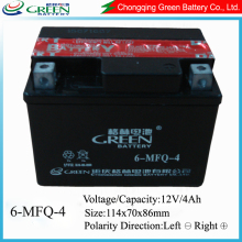 Quick start battery 12v for motorcycle with 6-MFQ-4