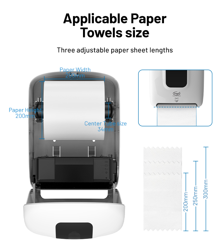 FQ-002 ABS paper holder tissue dispenser sensor paper dispenser heavy duty paper towel dispenser