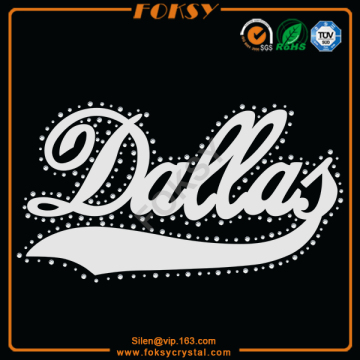 Dallas sequin iron on transfers