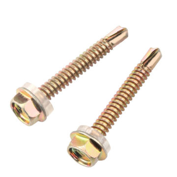 Hex Flange Head Self-Drilling Tek Drill Screw